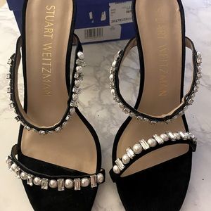 Stuart Weitzman Black Sandals
